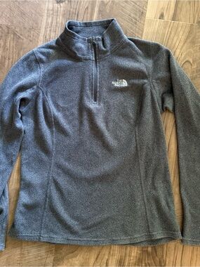 The North Face Charcoal Half-Zip Fleece Pullover